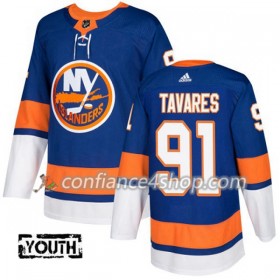 Adidas Maillot de Hockey New York Islanders John Tavares 91 2017-2018 Bleu Authentic - Enfant